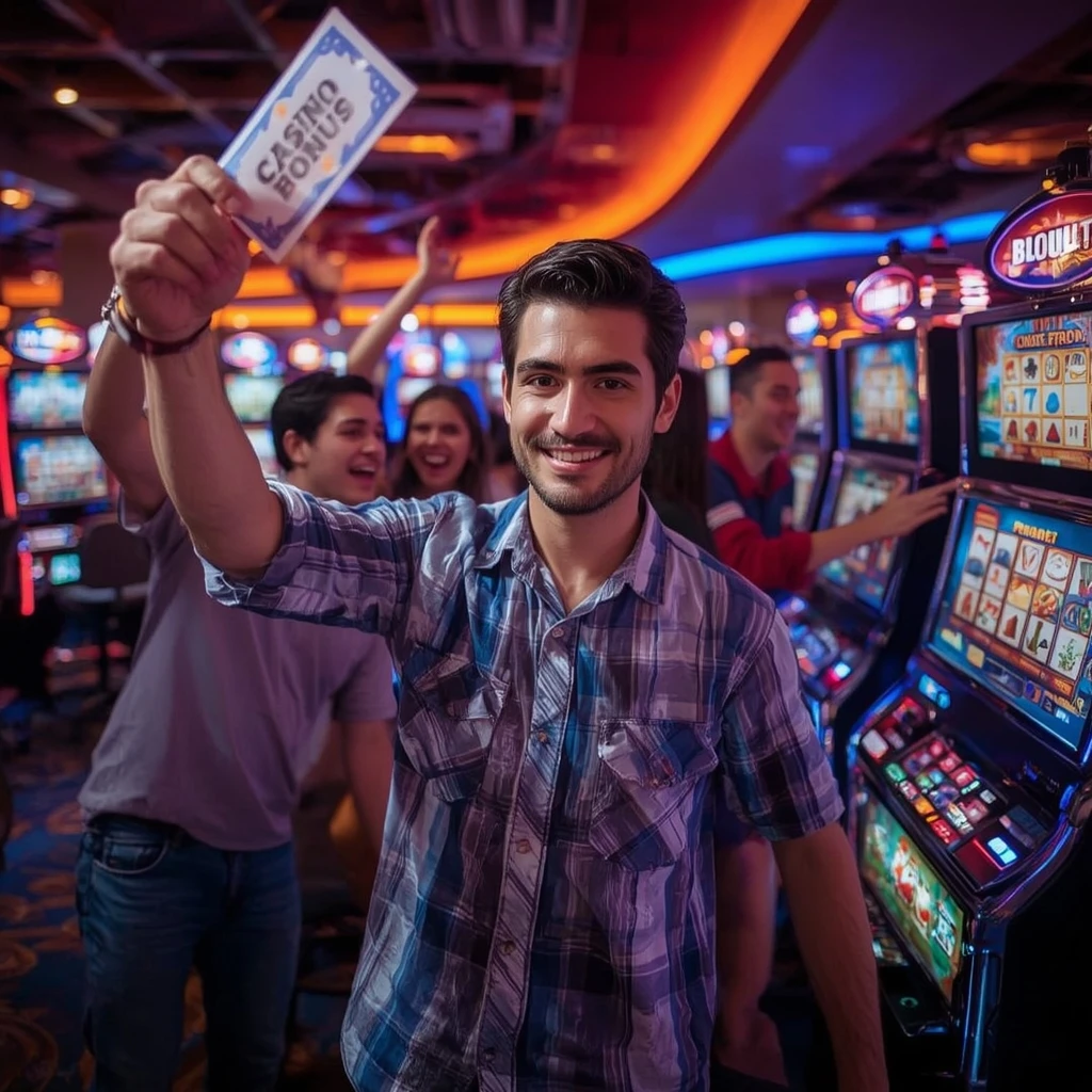 una persona con un bonus del casinò CONTICAZINO
